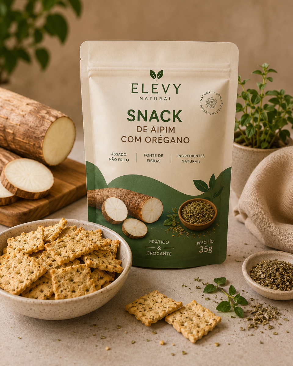 Crocantes Aipim e Orégano